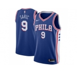 Nike Philadelphia 76ers #9 Dario Saric Blue Stitched NBA Swingman Jersey
