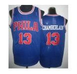 nba philadelphia 76ers #13 wilt chamberlain blue[swingman]
