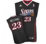 nba philadelphia 76ers #23 williams black