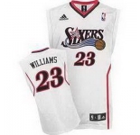 nba philadelphia 76ers #23 williams white