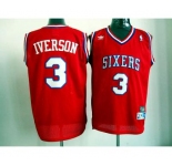 nba philadelphia 76ers #3 iverson red[swingman]