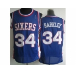 nba philadelphia 76ers #34 barkley blue[revolution 30]