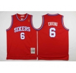 nba philadelphia 76ers #6 erving red[2016 new]