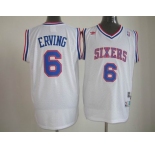 nba philadelphia 76ers #6 erving white[swingman]