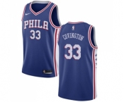 Women's Nike Philadelphia 76ers #33 Robert Covington Swingman Blue Road NBA Jersey - Icon Edition