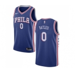 Youth Nike Philadelphia 76ers #0 Jerryd Bayless Swingman Blue Road NBA Jersey - Icon Edition