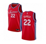 Youth Nike Philadelphia 76ers #22 Wilson Chandler Swingman Red NBA Jersey Statement Edition