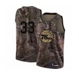 Youth Nike Philadelphia 76ers #33 Robert Covington Swingman Camo Realtree Collection NBA Jersey
