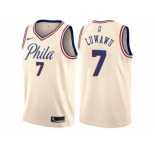 Youth Nike Philadelphia 76ers #7 Timothe Luwawu Swingman Cream NBA Jersey - City Edition