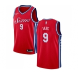Youth Nike Philadelphia 76ers #9 Dario Saric Swingman Red Alternate NBA Jersey Statement Edition