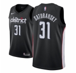 Men NBA 2018-19 Washington Wizards #31 Tomas Satoransky City Edition Black Jersey