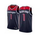 Men Nike Washington Wizards #1 Chris McCullough Authentic Navy Blue NBA Jersey Statement Edition