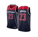 Men Nike Washington Wizards #23 Michael Jordan Authentic Navy Blue NBA Jersey Statement Edition