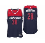 Men Washington Wizards #28 Ian Mahinmi Alternate Navy New Swingman Jersey