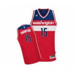 Men's Adidas Washington Wizards #15 Marcus Thornton Swingman Red Road NBA Jersey
