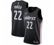 Men's Nike Washington Wizards #22 Otto Porter Swingman Black NBA Jersey - City Edition