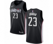Men's Nike Washington Wizards #23 Michael Jordan Authentic Black NBA Jersey - City Edition