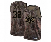 Men's Nike Washington Wizards #32 Jeff Green Swingman Camo Realtree Collection NBA Jersey