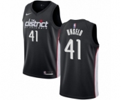Men's Nike Washington Wizards #41 Wes Unseld Swingman Black NBA Jersey - City Edition