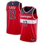 Men's Washington Wizards #12 Alexandre Sarr Red Icon Edition Stitched Basketball Jersey