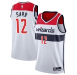 Men's Washington Wizards #12 Alexandre Sarr White Association Edition Stitched Basketball Jersey