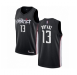 Men's Washington Wizards #13 Thomas Bryant Authentic Black Basketball Jersey - City Edition