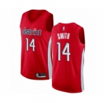 Men's Washington Wizards #14 Ish Smith Red Swingman Jersey - Earned Edition