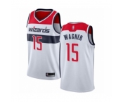 Men's Washington Wizards #15 Moritz Wagner Authentic White Basketball Jersey - Association Edition