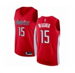 Men's Washington Wizards #15 Moritz Wagner Red Swingman Jersey - Earned Edition