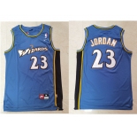 Men's Washington Wizards #23 Michael Jordan Blue Swingman Stitched Basketball Jersey