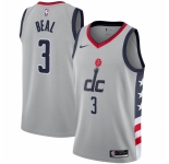 Men's Washington Wizards #3 Bradley Beal Nike Gray 2020-21 Swingman Player Jersey