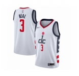 Men's Washington Wizards #3 Bradley Beal Swingman White Basketball Jersey 2019-20 City Edition