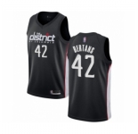 Men's Washington Wizards #42 Davis Bertans Authentic Black Basketball Jersey - City Edition