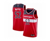Men's Washington Wizards #52 Jordan McRae Authentic Red Basketball Jersey - Icon Edition