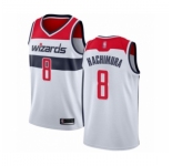 Men's Washington Wizards #8 Rui Hachimura Authentic White Basketball Jersey - Association Edition