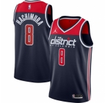 Men's Washington Wizards #8 Rui Hachimura Jordan Brand Navy 2020-21 Swingman Player Jersey
