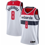 Men's Washington Wizards #8 Rui Hachimura Nike White 2020-21 Swingman Jersey