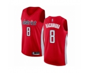 Men's Washington Wizards #8 Rui Hachimura Red Swingman Jersey - Earned Edition