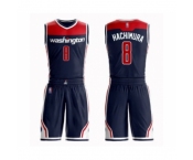 Men's Washington Wizards #8 Rui Hachimura Swingman Navy Blue Basketball Suit Jersey Statement Edition