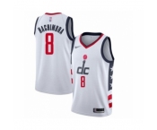 Men's Washington Wizards #8 Rui Hachimura Swingman White Basketball Jersey 2019-20 City Edition