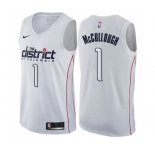 Women's Nike Washington Wizards #1 Chris McCullough Swingman White NBA Jersey - City Edition