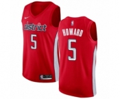 Women's Nike Washington Wizards #5 Juwan Howard Red Swingman Jersey - Earned Edition