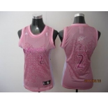 women nba washington wizards #2 wall pink