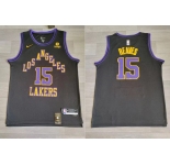 Lakers #15 Austin Reaves Black Nike 2023-24 City Edition Swingman Jersey