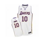 Men Adidas Los Angeles Lakers #10 Tyler Ennis Swingman White Alternate NBA Jersey