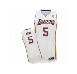 Men Adidas Los Angeles Lakers #5 Josh Hart Authentic White Alternate NBA Jersey