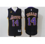 Men Los Angeles Lakers #14 Brandon Ingram Black Stitched NBA Jersey