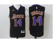 Men Los Angeles Lakers #14 Brandon Ingram Black Stitched NBA Jersey