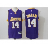 Men Los Angeles Lakers #14 Brandon Ingram Purple Stitched NBA Jersey