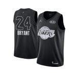 Men Nike Los Angeles Lakers #24 Kobe Bryant Black NBA Jordan Swingman 2018 All-Star Game Jersey